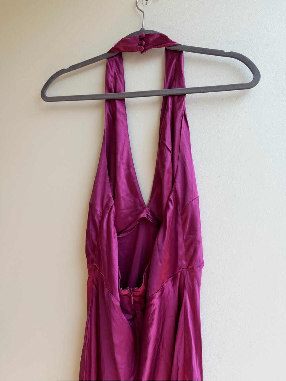 NWT NEW Reformation Daniela Silk Dress | Hibiscus Pink Magenta | US 6 - Picture 15 of 17